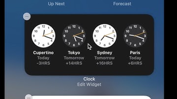 How to edit your Clocks widget in macOS Big Sur on desktop