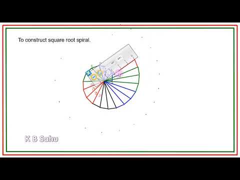 To construct square root spiral short | New syllabus 2026-27