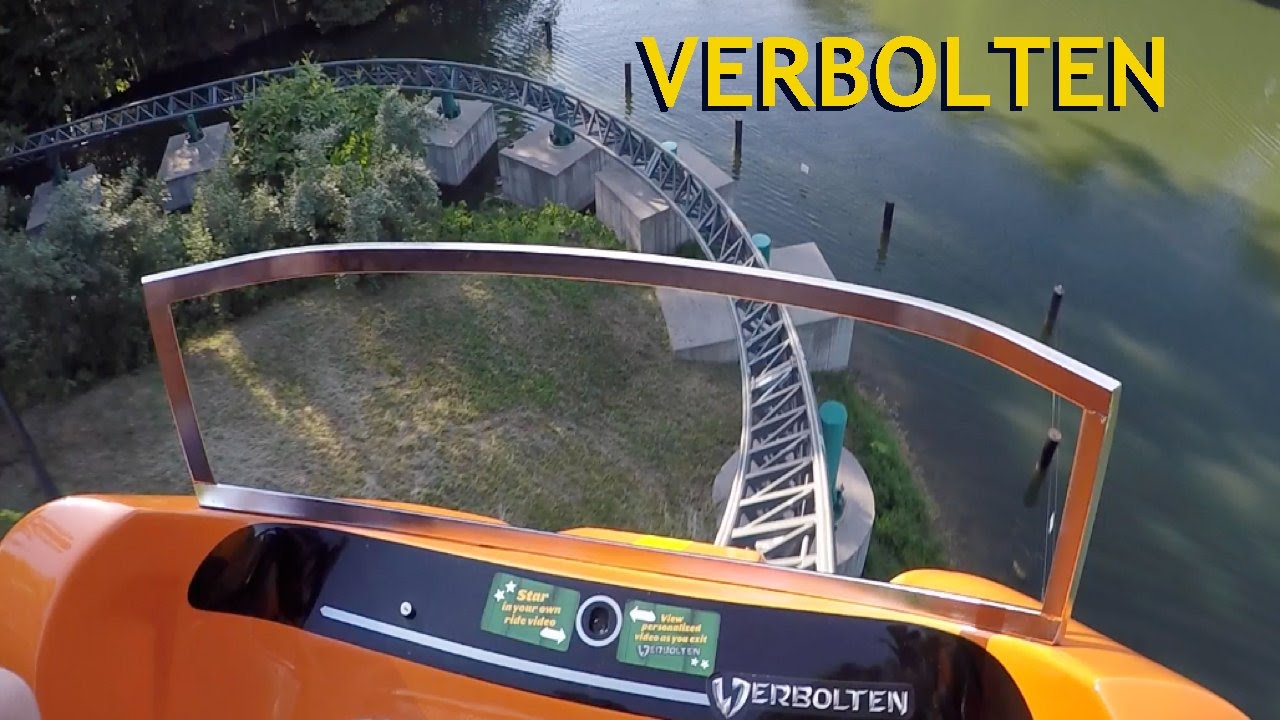 Verbolten POV Busch Gardens Williamsburg Roller Coaster Front Seat On-Ride Zierer Launched 60FPS HD launched definition