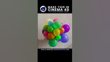 Dynamic Inflating Balloons in Cinema 4D⭐Tutorial + Project File
