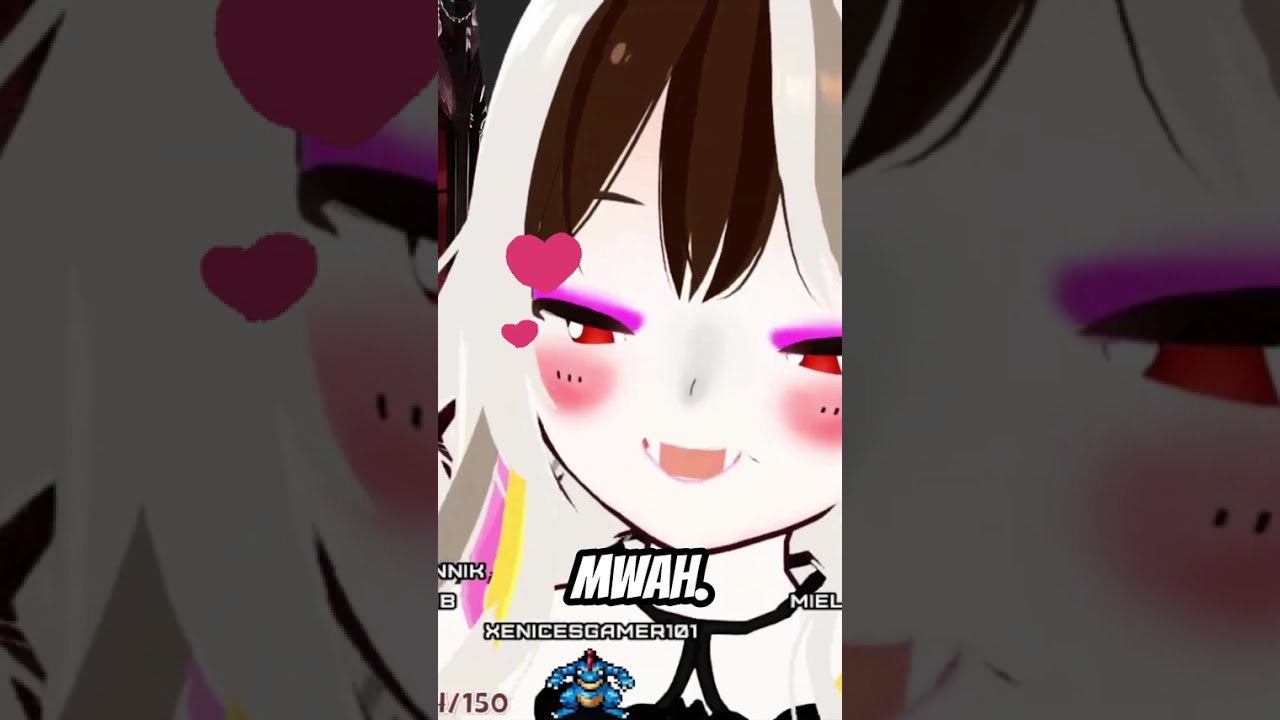 POV: The Vampire VTuber Blows A Kiss 🧛♀️💋 #vtuber #envtuber #cute #roleplay #fyp