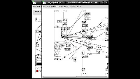 PDida (Pure Data) help patch: Rhythmic Patterns - Tuplet
