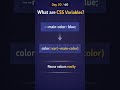 CSS Variables Explained in 30 Seconds | Web Dev Day 20/60