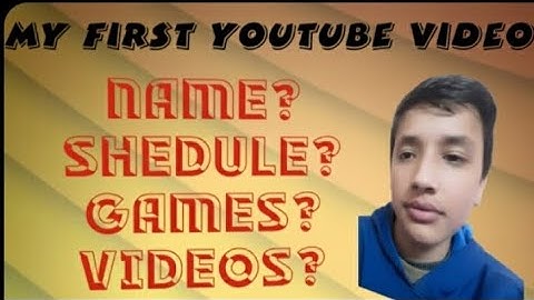 My First YouTube Video (Intro & Channel plans)
