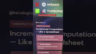Next js interview questions | Webpack vs Turbopack | JavaScript interview questions #nextjs