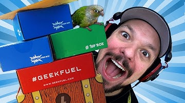 ULTRA UNBOXING January 2016 - 1UP Box, Lootaku, GeekFuel, Super Geek Box