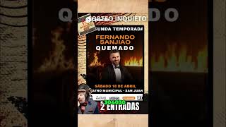 ¡Gana entradas para Fernando Sanjiao en Instagram! ¡Participa ya!