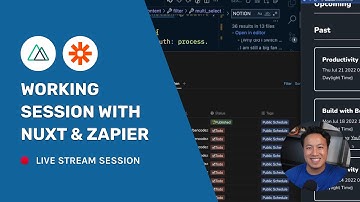 Website Working Session with Nuxt and Zapier