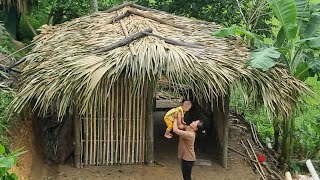 Single mother builds bamboo house and farm with her daughter | Duyên Single Mom