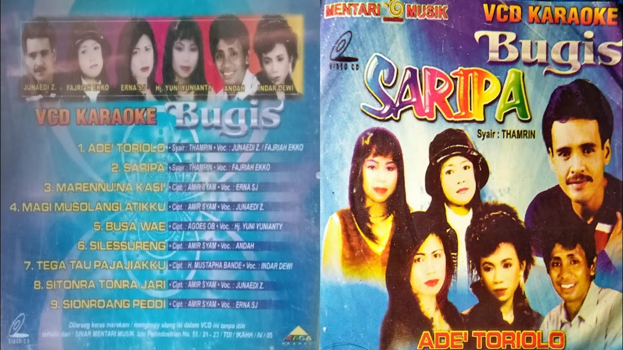 Karaoke Vcd Album Bugis SARIPA (Full Album)