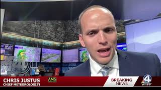 LIVE: Chris Tracks Severe Weather