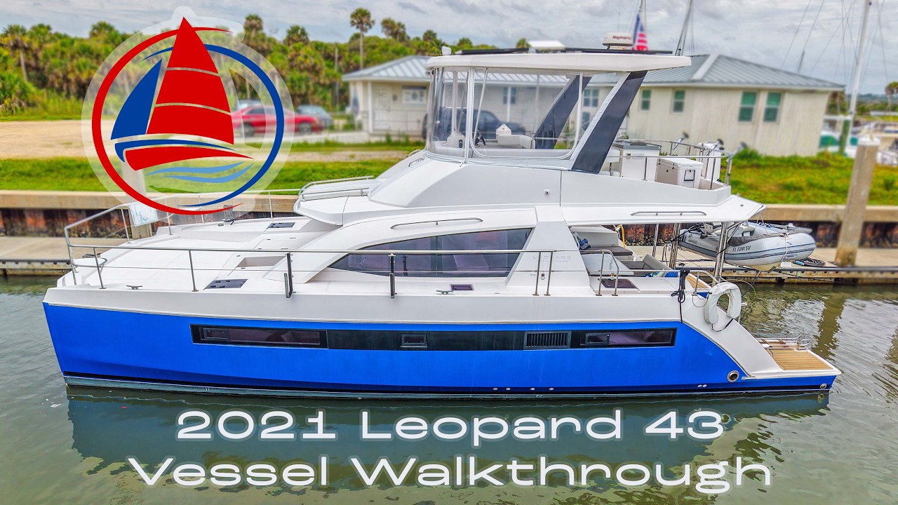 ⁣2021 Leopard 43 Vessel Walkthrough | Multihull For Sale