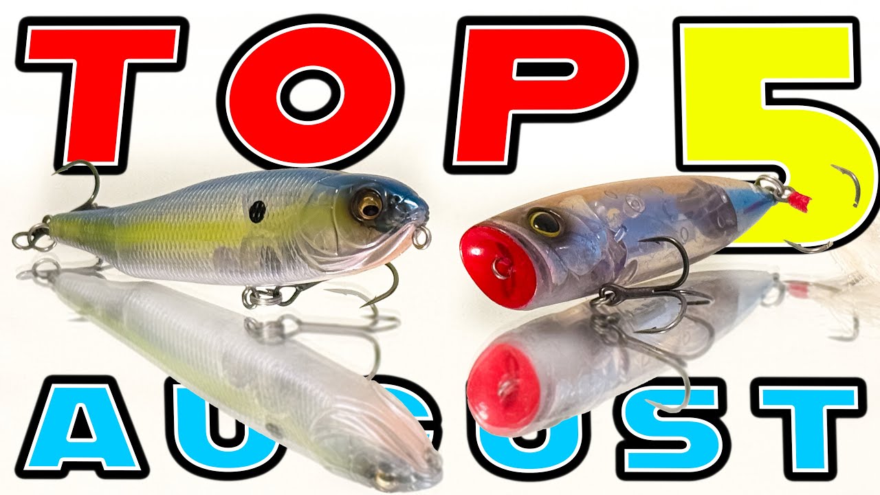 Top 5 Baits For August Bass Fishing!
