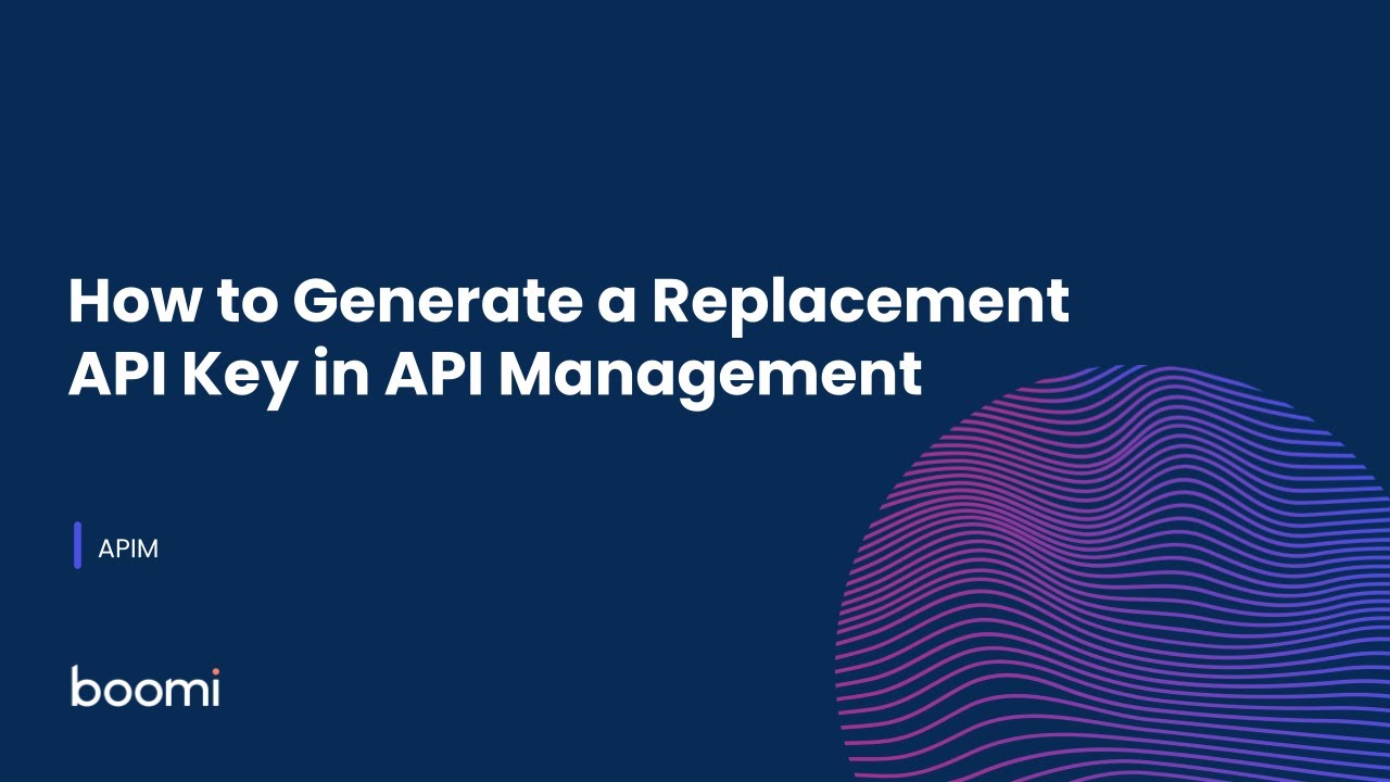 APIM - How to Generate a Replacement API Key in API Management - YouTube