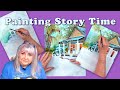 Acrylic Painting and Story Time - Bayou Gas Station and Store from the 1900x