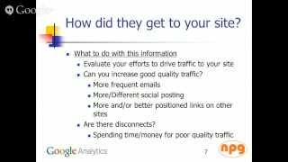 Google For NonProfits - Google Analytics by Chris Middings