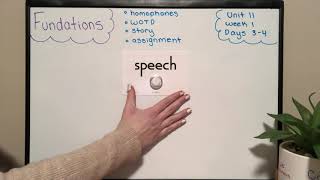 Fundations - Unit 11, Week 1, Days 3-4