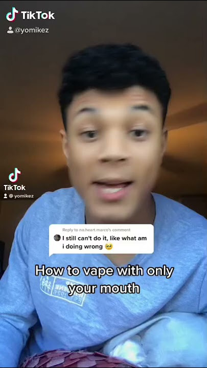 HOW TO VAPE WITH ONLY YOUR MOUTH #lifehacks #shorts