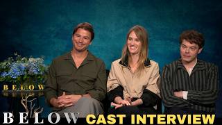 Below Netflix Cast Interview | Josh Hartnett, Mackenzie Davis & Charlie Heaton