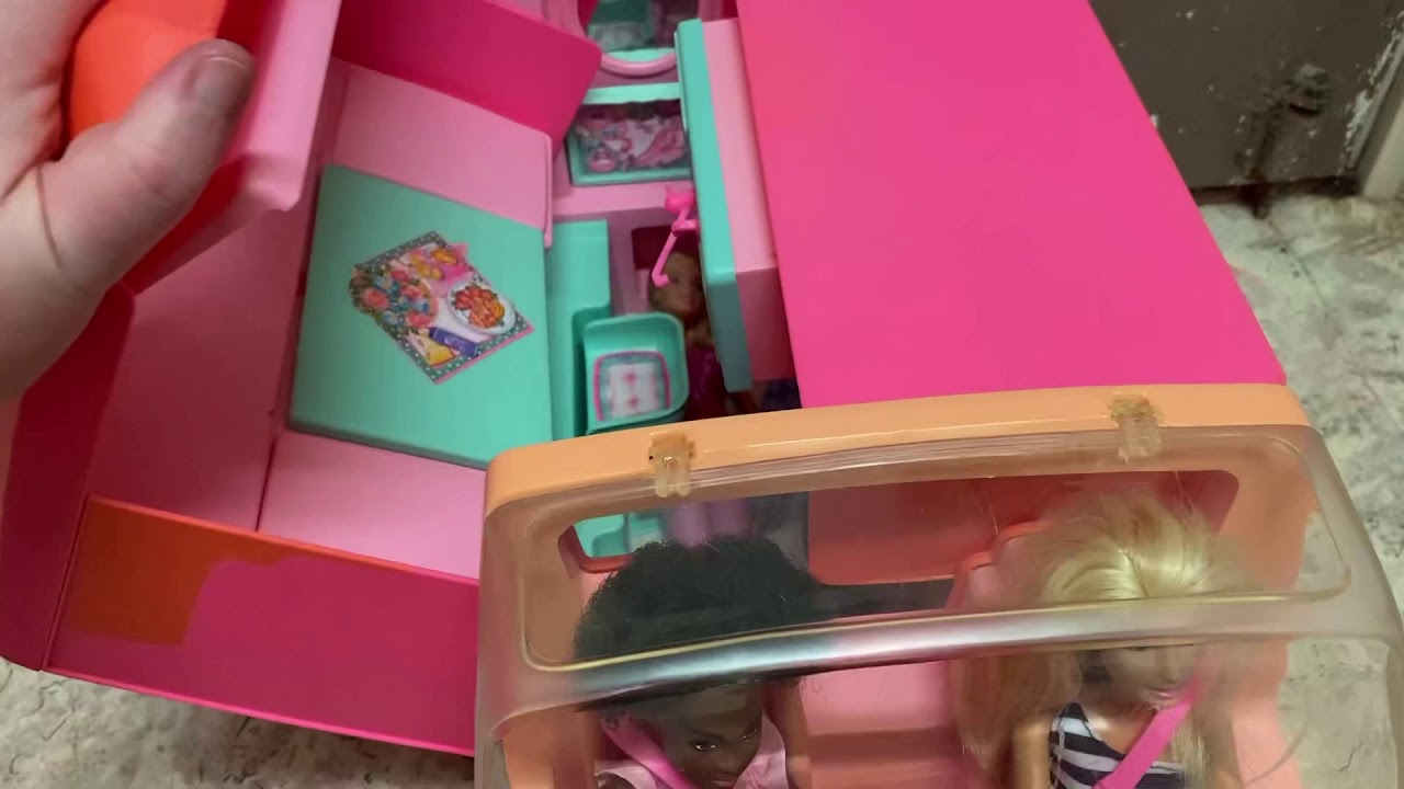 Barbie Motorhome Camper Van Youtube