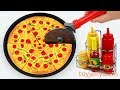Play Doh Oven Toy Velcro Cutting Pizza Ice Cream Learn Fruits & Vegetables Toy Surprise Baby Songs
