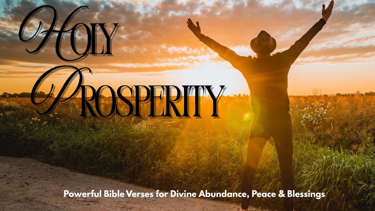 Holy Prosperity | Powerful Bible Verses for Divine Abundance, Peace & Blessings 🌾💰 (No Ads )
