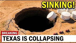 Shocking Images Of DISASTER In Texas - 4,000 Square Miles SINKING