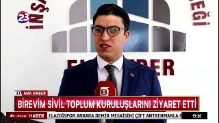 Bi̇revi̇m Si̇vi̇l Toplum Kuruluşlarini Zi̇yaret Etti̇