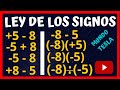 ✅✅Ley De Signos Suma, Resta, Multiplicación y División 2019-🤣😅Matemáticas