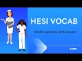 HESI TEAS Vocabulary Review