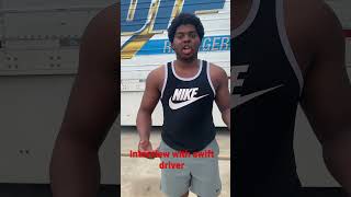 Interview with swift driver #shorts