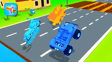 SHAPE SHIFTING🏃‍♂️🚗🚲🚦All Levels Gameplay Walkthrough Android,ios max KU3NR