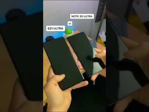 S21ultra vs note 20 ultra  #shorts #short #samsung