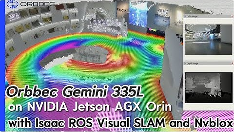 Orbbec Gemini 335L on NVIDIA Jetson AGX Orin with Isaac ROS Visual SLAM and Nvblox