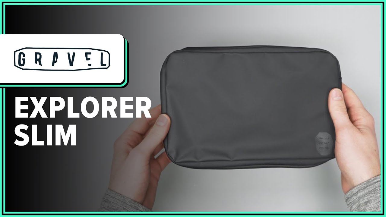 Gravel Explorer Slim Toiletry Bag - Traveling Lighter