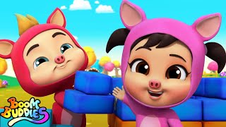 Three Little Pigs | Kids Stories For Baby | Short Time For Kids | Songs For Babies By Boom Buddies