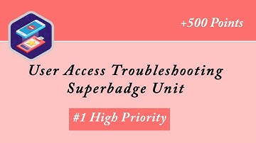 High Prority || User Access Troubleshooting Superbadge Unit || Salesforce || Trailhead || Admin