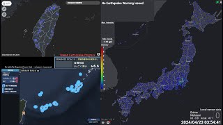 Live Japan Earthquake and Tsunami Monitoring