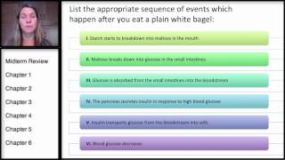 Midterm Review: Lesson 4 Carbohydrates