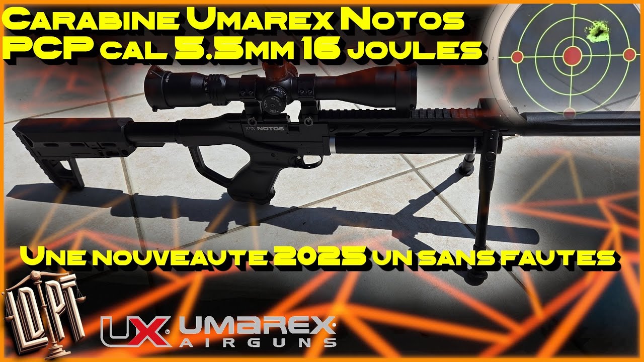 Quand Umarex sort une pépite ! carabine Notos PCP cal.5.5mm Nouveautés 2025