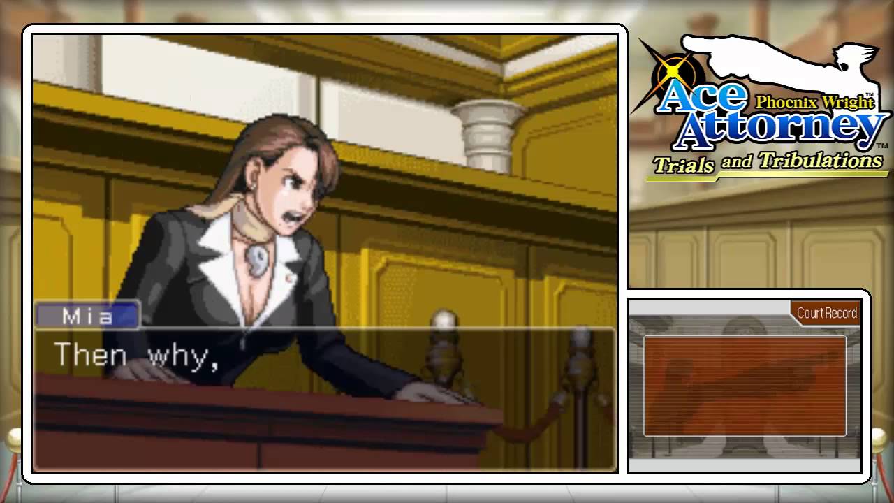 Phoenix Wright - Ace Attorney: Trials and Tribulations (Blind) Case 1 Part 2