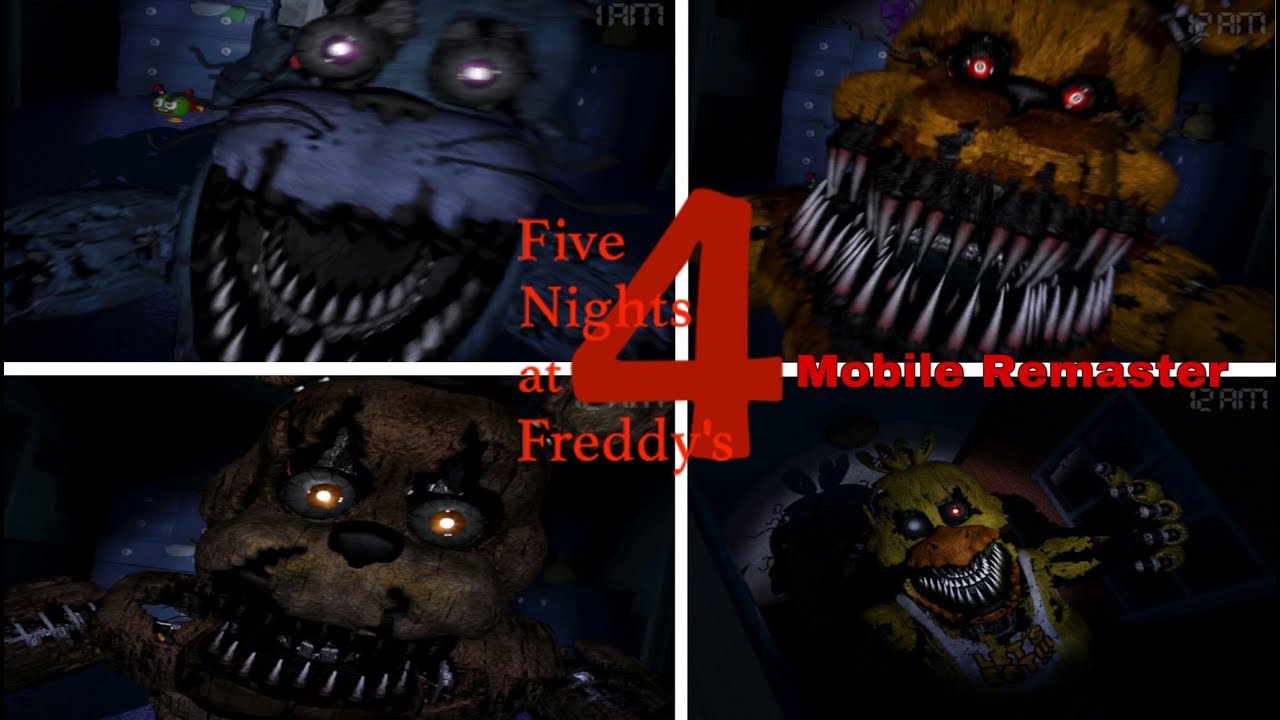 FNAF 4 HALLOWEEN EDITION JUMPSCARES & EXTRAS _ Five Nights at Freddy's 4  Halloween Edition Jumpscare - video Dailymotion