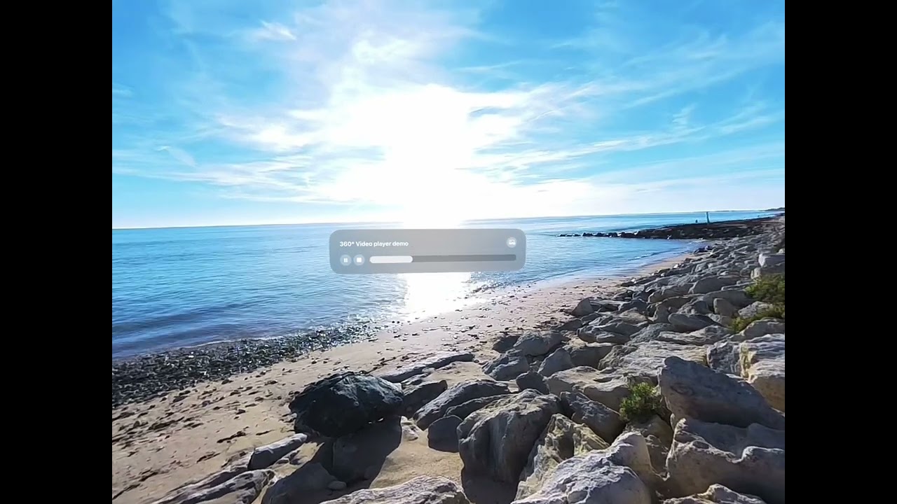 Open-source 360° video player for visionOS (Apple Vision Pro)