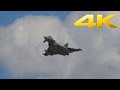 4K | German air force Eurofighter takeoff at Berlin-Brandenburg airport after ILA Berlin 2022