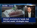 China&#39;s economy is &#39;weak, but not that weak&#39;, strategist says