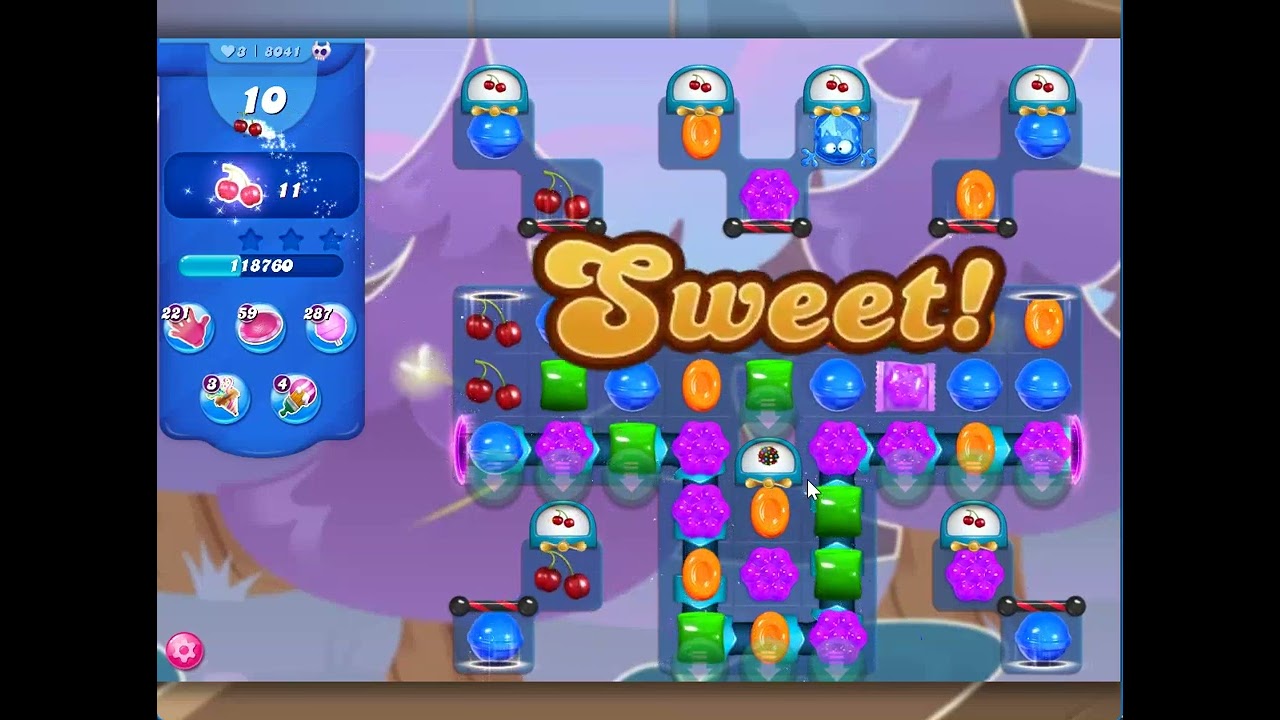 Candy Crush Saga Level 8041 YouTube Candy Crush Saga Level 8041 YouTube