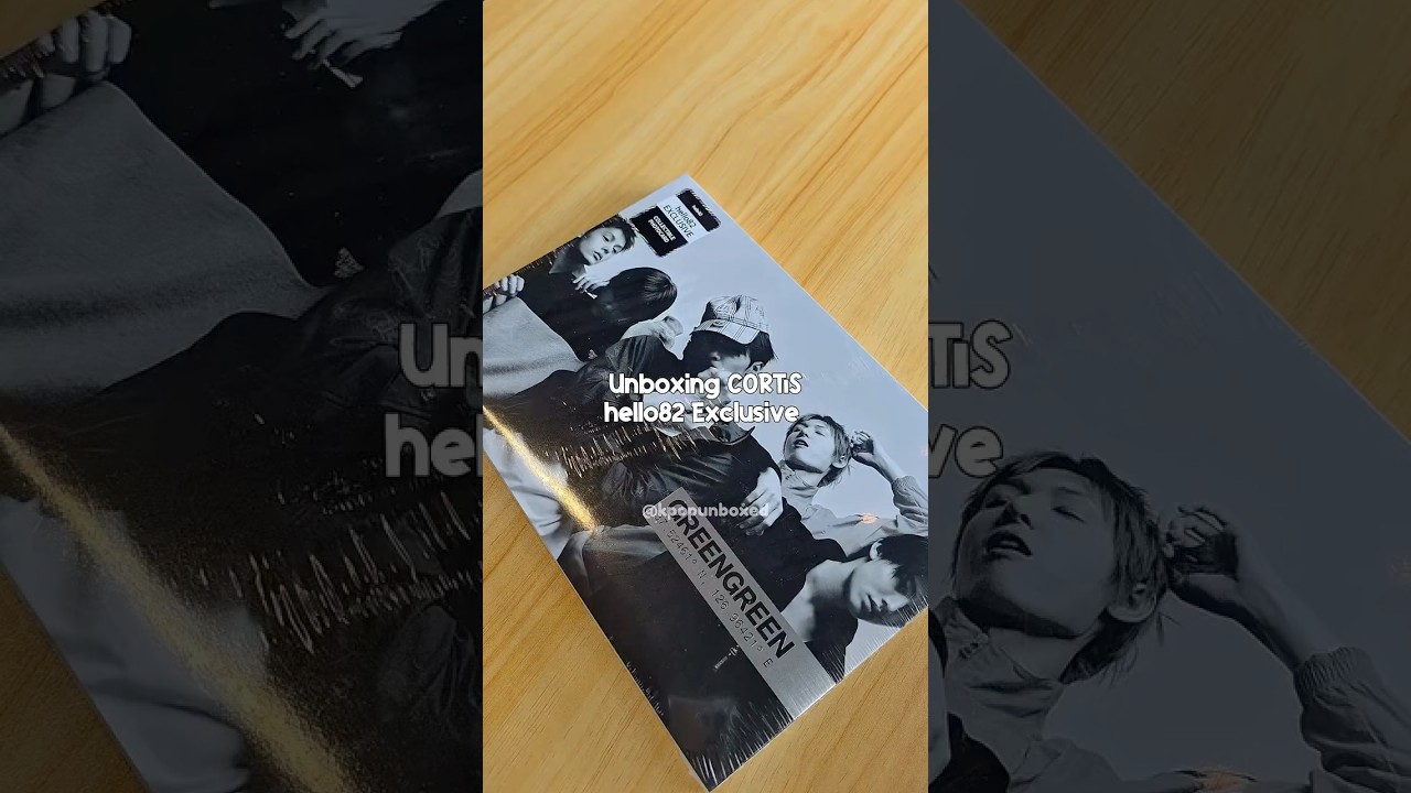 CORTIS GREENGREEN hello82 Exclusive STUDIO Version Album Unboxing