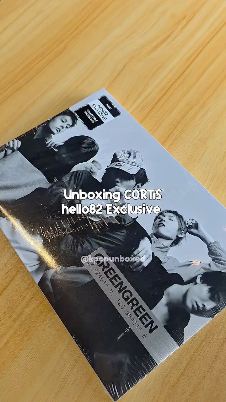 CORTIS GREENGREEN hello82 Exclusive STUDIO Version Album Unboxing