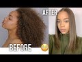 CURLY TO STRAIGHT: No Frizz, No Damage