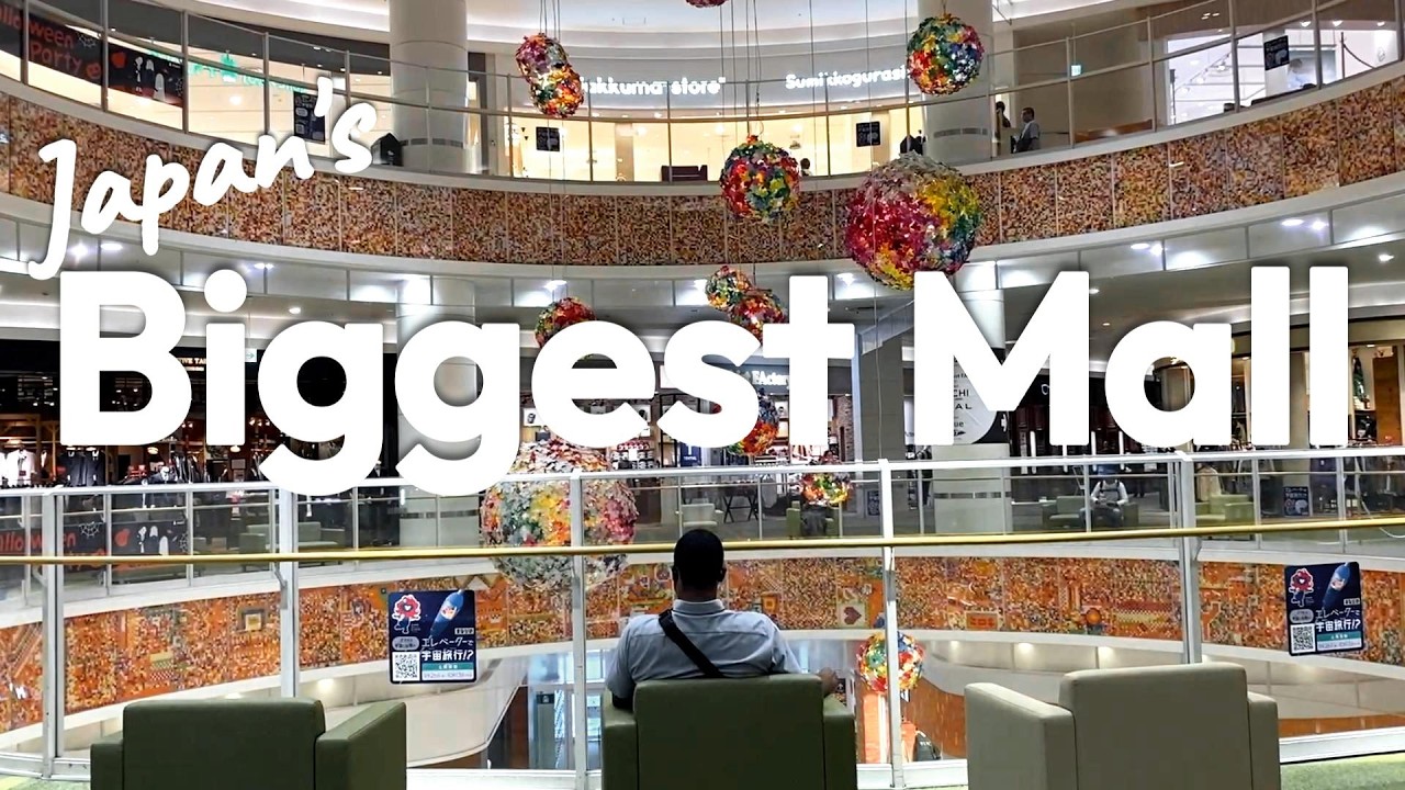 Japan’s Largest Shopping Mall...Its HUGE!! | Life in Japan Vlog(#2)